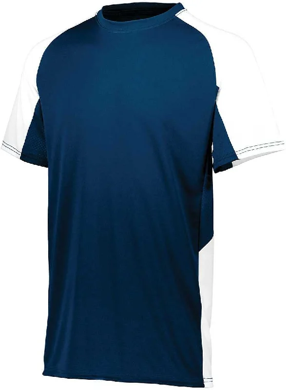 Augusta 1518 Youth Cutter Jersey - Navy White