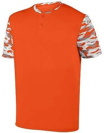 Augusta 1548 Pop Fly Jersey - Orange Orange Mod