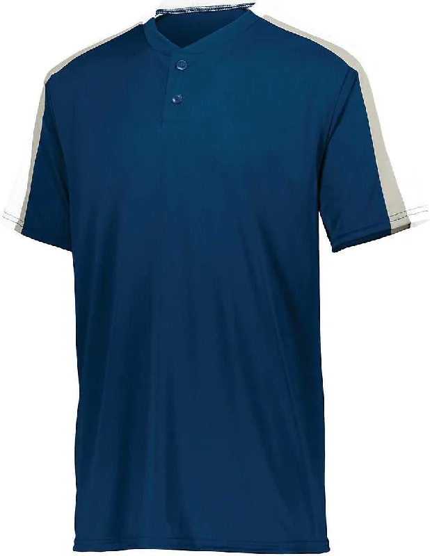 Augusta 1557 Power Plus Jersey 2.0 - Navy White Silver Grey