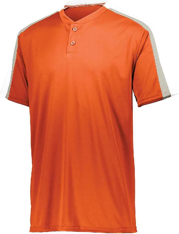 Augusta 1557 Power Plus Jersey 2.0 - Orange White Silver Grey