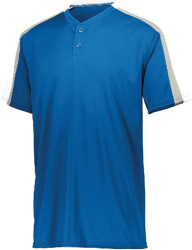 Augusta 1557 Power Plus Jersey 2.0 - Royal White Silver Grey