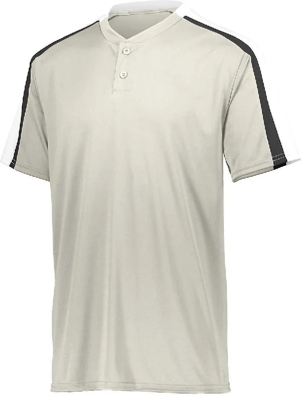 Augusta 1557 Power Plus Jersey 2.0 - Silver Grey White Black