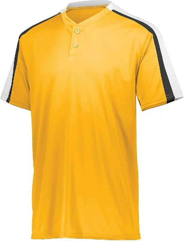 Augusta 1558 Youth Power Plus Jersey 2.0 - Gold White Black