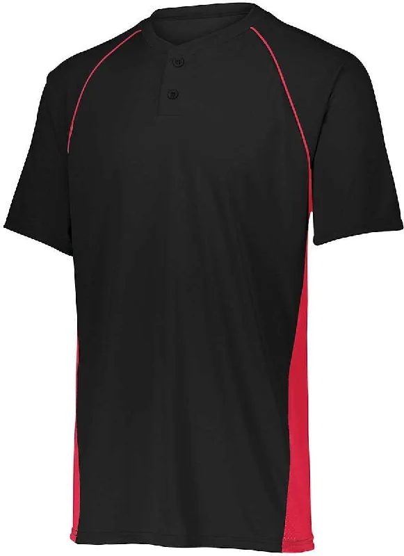 Augusta 1561 Youth Limit Jersey - Black Red