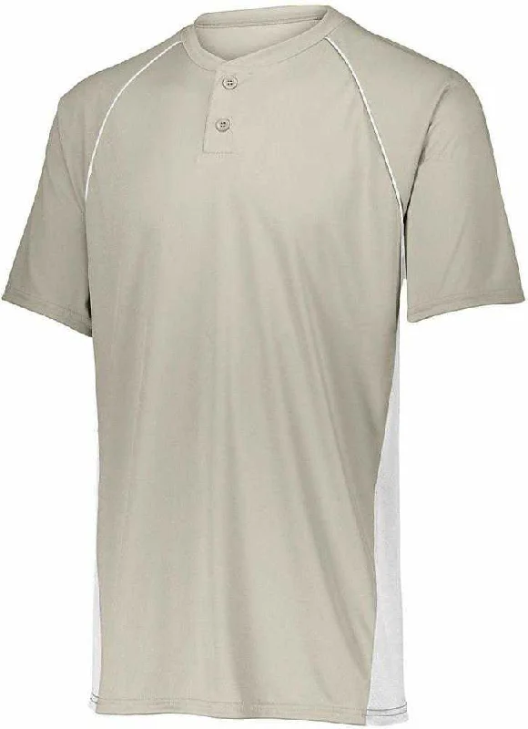 Augusta 1561 Youth Limit Jersey - Silver Grey White