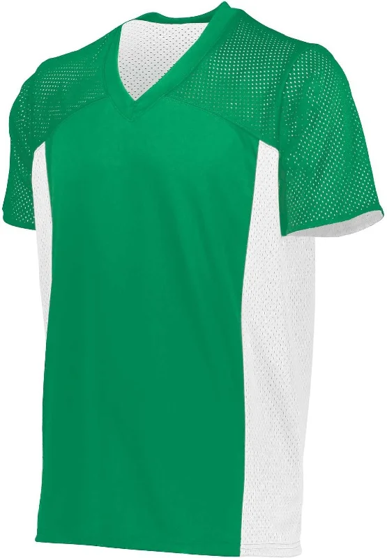 Augusta 264 Reversible Flag Football Jersey - Kelly White