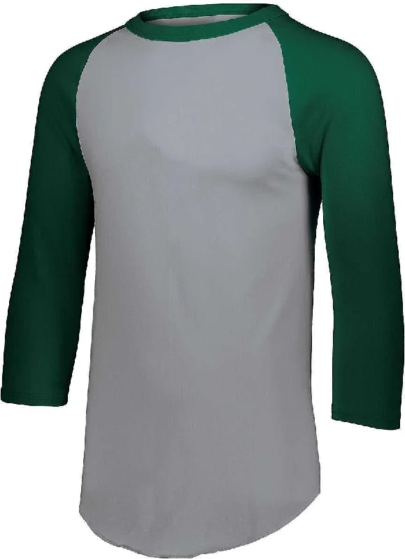 Augusta 4420 Baseball Jersey 2.0 - Athletic Heather Dark Green