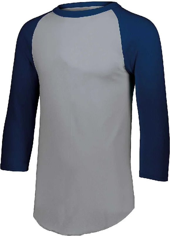 Augusta 4420 Baseball Jersey 2.0 - Athletic Heather Navy