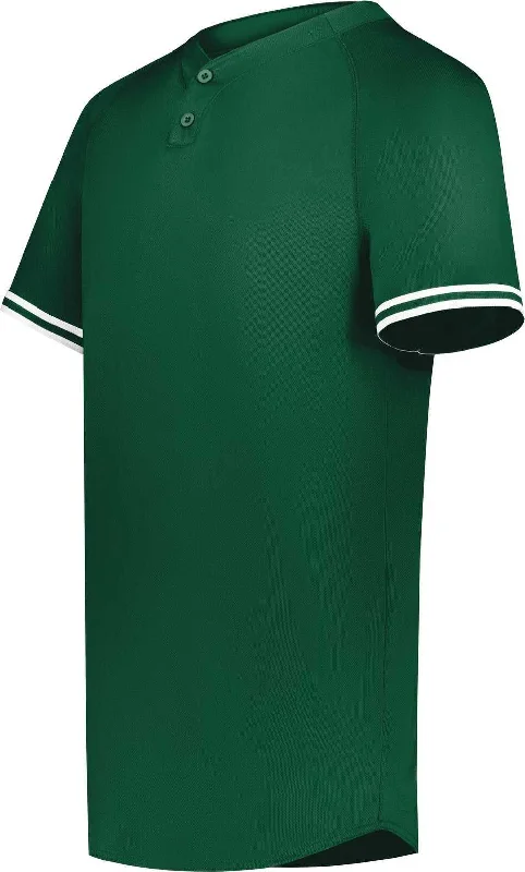 Augusta 6905 Cutter+ Henley Jersey - Dark Green White