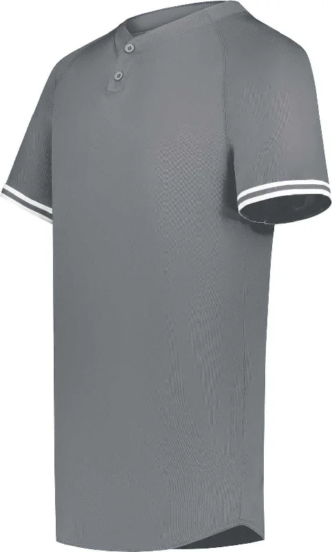 Augusta 6905 Cutter+ Henley Jersey - Graphite White