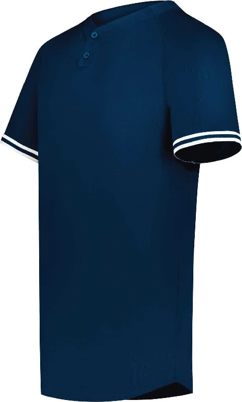 Augusta 6905 Cutter+ Henley Jersey - Navy White