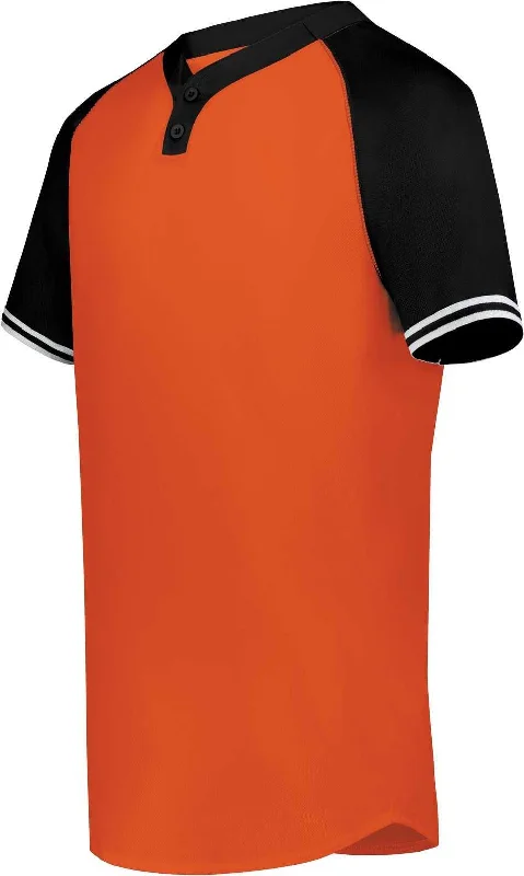 Augusta 6905 Cutter+ Henley Jersey - Orange Black