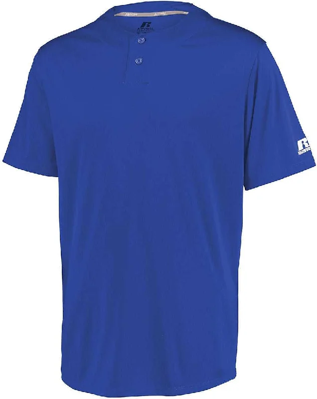 Russell 3R7X2B Youth Performance Two-Button Solid Jersey - Royal