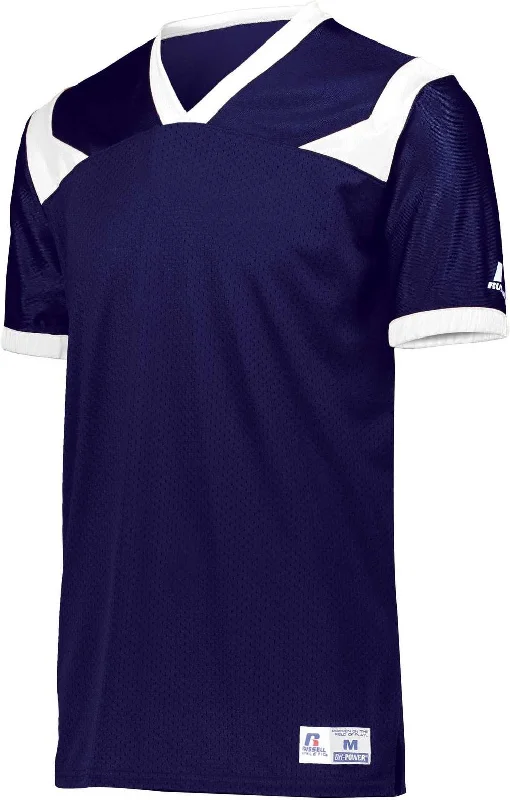 Russell R0493B Youth Phenom6 Flag Football Jersey - Purple White