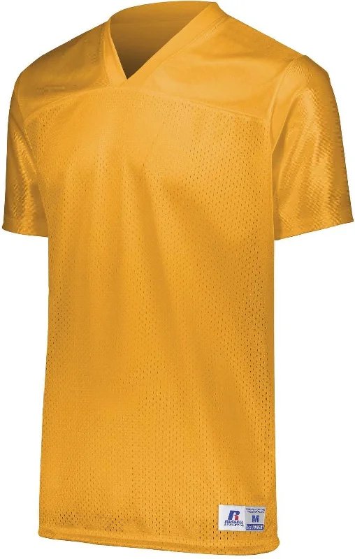 Russell R0593M Solid Flag Football Jersey - Gold