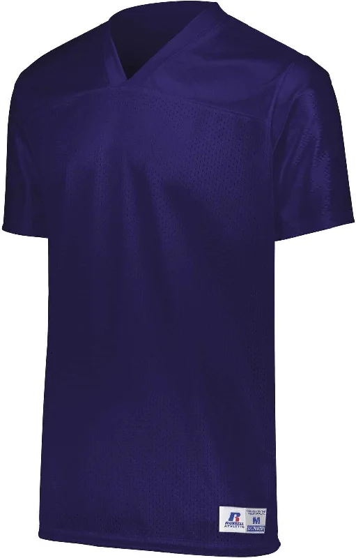 Russell R0593M Solid Flag Football Jersey - Purple