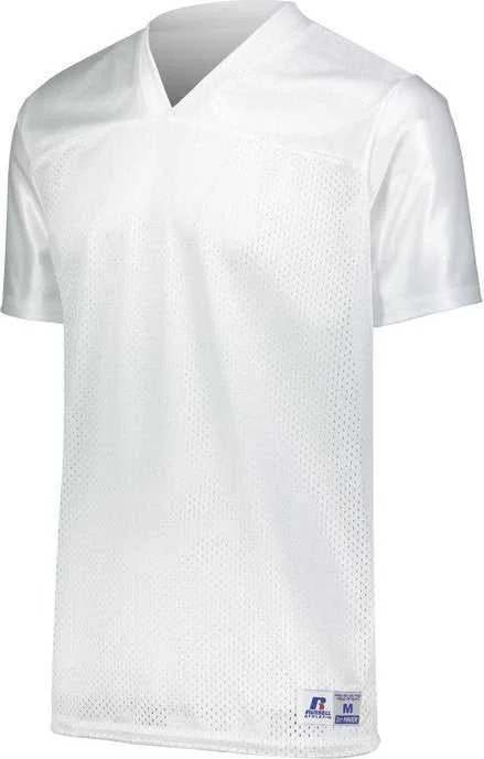 Russell R0593M Solid Flag Football Jersey - White