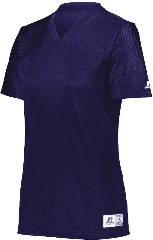 Russell R0593X Ladies Solid Flag Football Jersey - Purple