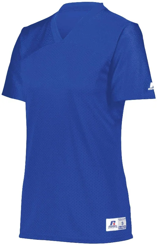 Russell R0593X Ladies Solid Flag Football Jersey - Royal