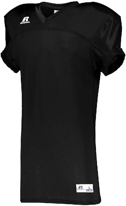 Russell S05SMM Stretch Mesh Game Jersey - Black