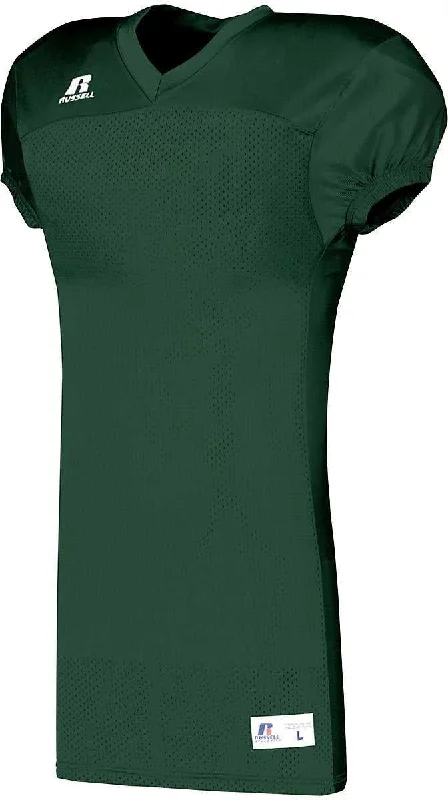 Russell S8623M Solid Jersey With Side Inserts - Dark Green