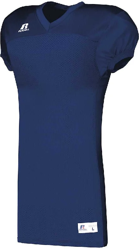 Russell S8623M Solid Jersey With Side Inserts - Navy