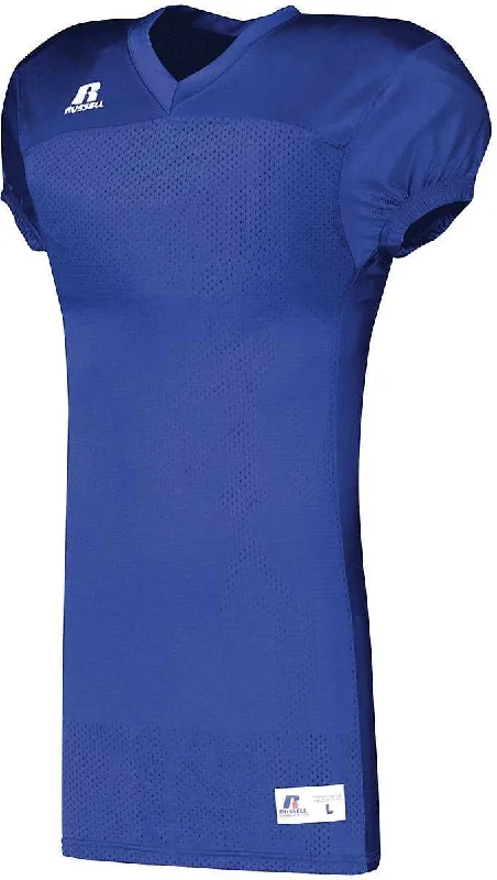 Russell S8623M Solid Jersey With Side Inserts - Royal