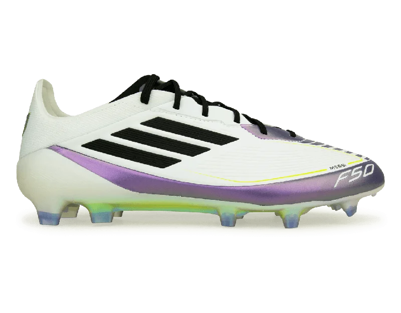 adidas Men's F50 Messi Elite FG White/Black/Purple