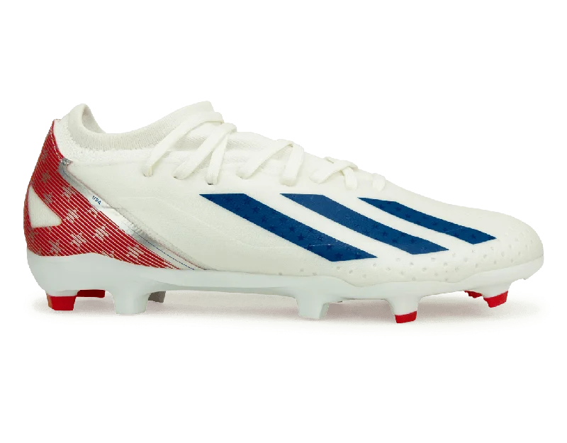 adidas Men's X Crazyfast USA.3 FG White/Red