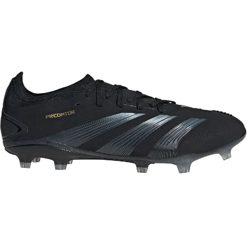 adidas Predator Pro FG Football Boots - Adult - Black/Carbon/Gold