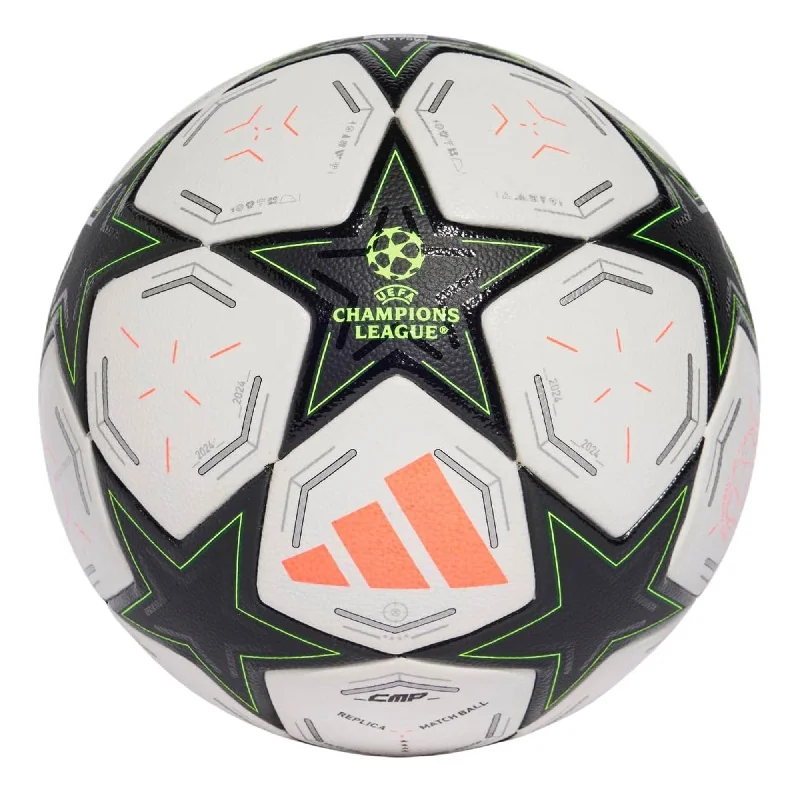 adidas UEFA Champions League 2024/25 Competition Ball White/Black/Platinum Metallic