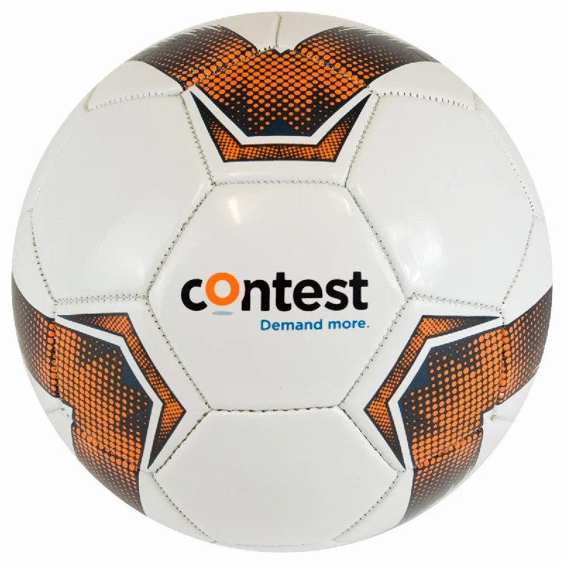 Contest Gilder Football - White/Orange - Size 5