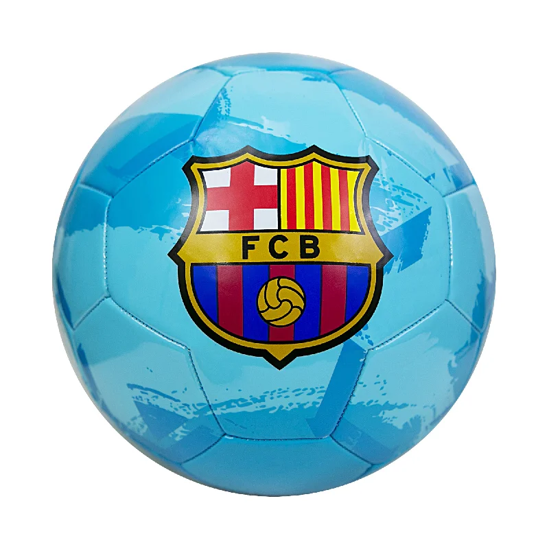 Officially Licensed FC Barcelona Brushed Teal Blue Soccer Ball