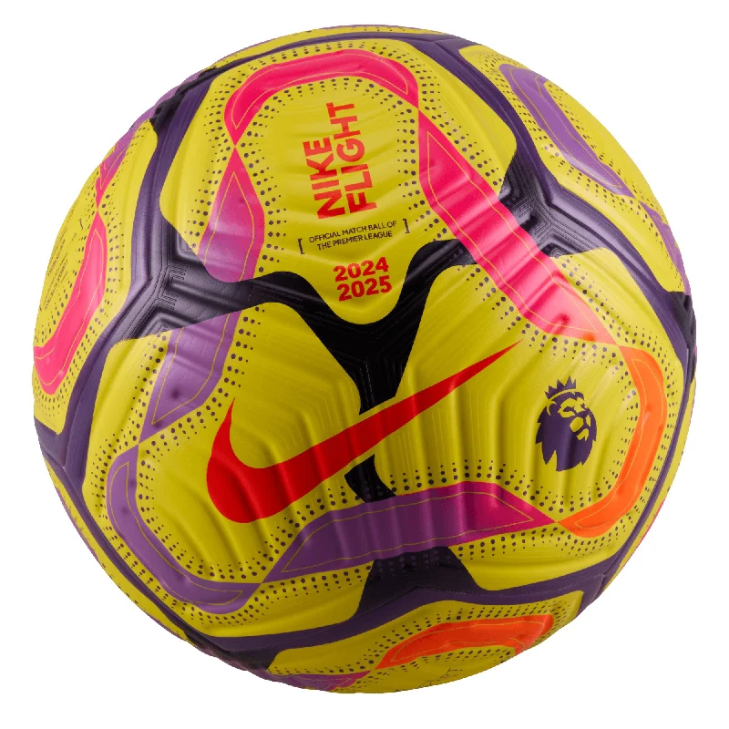 Nike Premier League 2024/25 Flight Official Match Ball Yellow/Bright Crimson