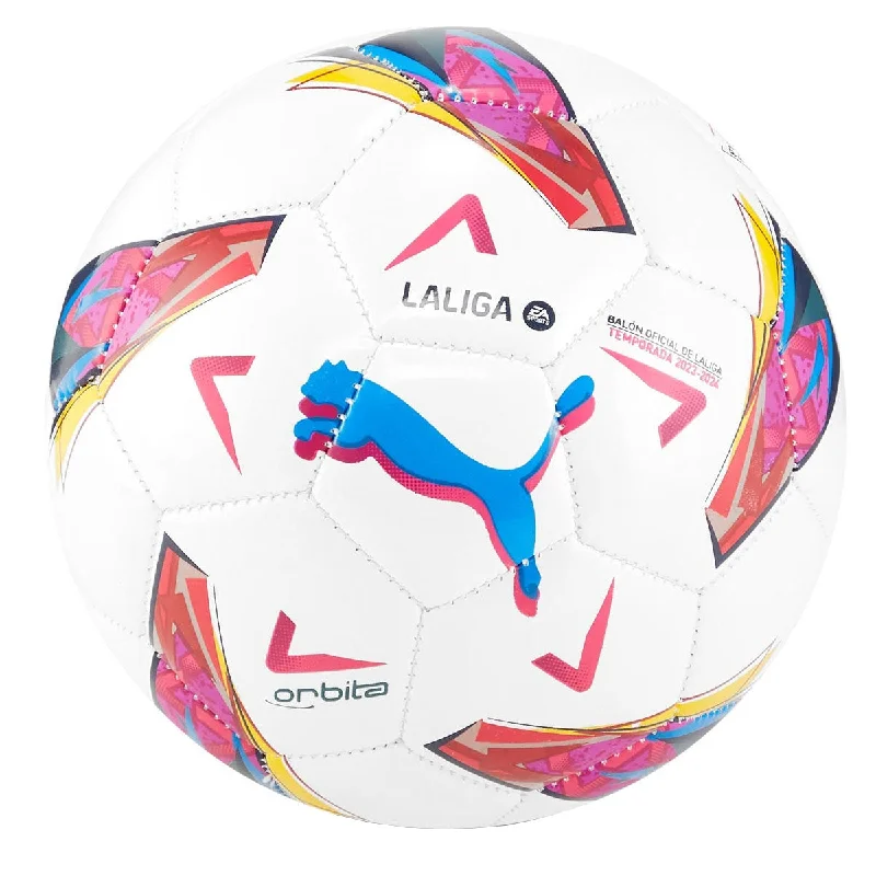 Puma Orbita LaLiga 1 MS Mini Football - White