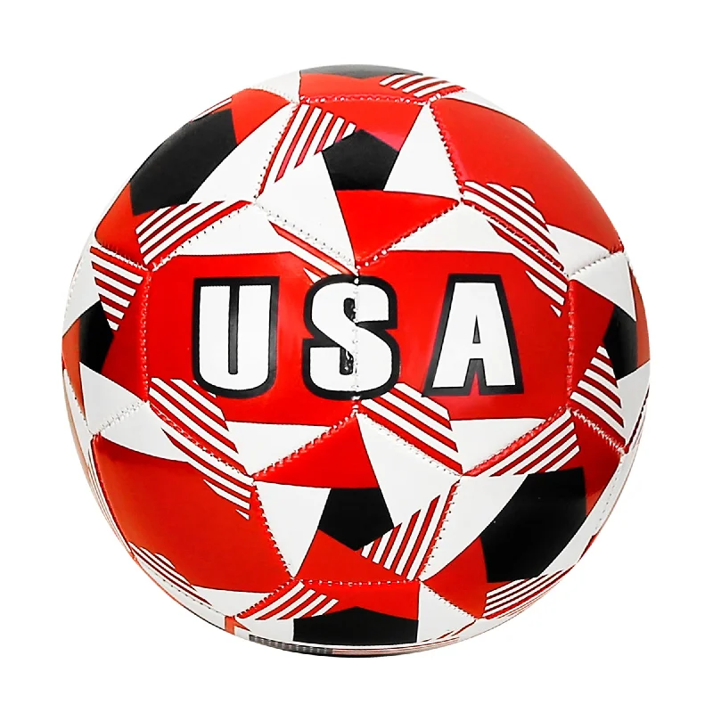 USA Country Prism Flag Size 5 Regulation Soccer Ball