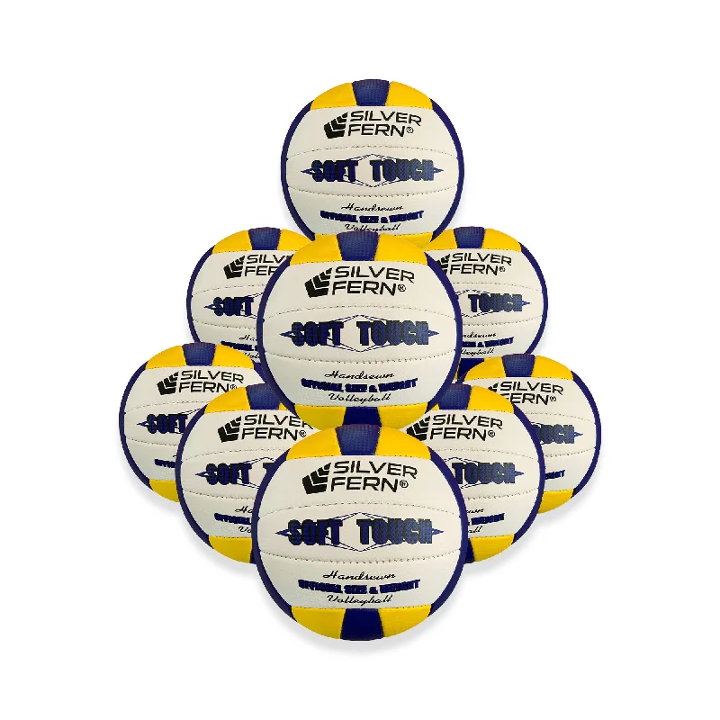 10 Ball Pack Soft Touch Volleyballs