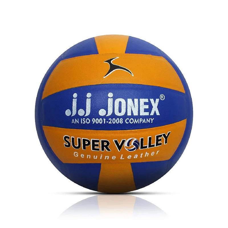 Jonex SUPER VOLLEY Volleyball - Size: 4  (Pack of 1, Yellow, Blue)