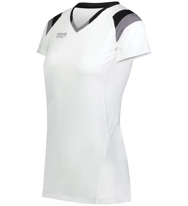 HIGH FIVE LADIES TRUHIT TRI-COLOR SHORT SLEEVE JERSEY