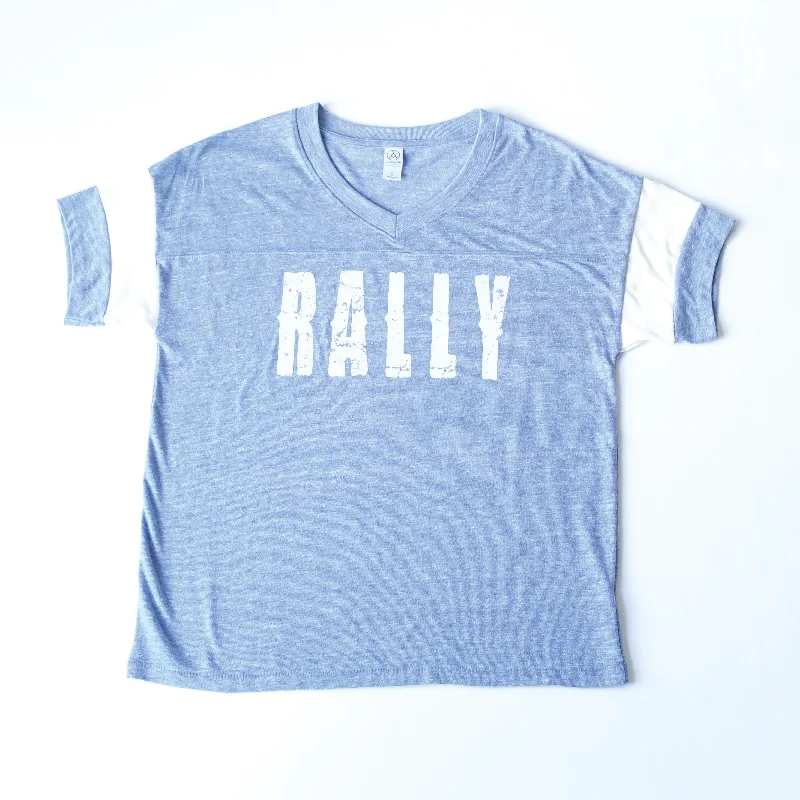 Rally Blue Jersey Tee