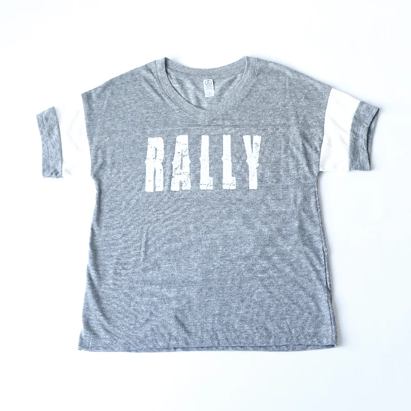 Rally Gray Jersey Tee